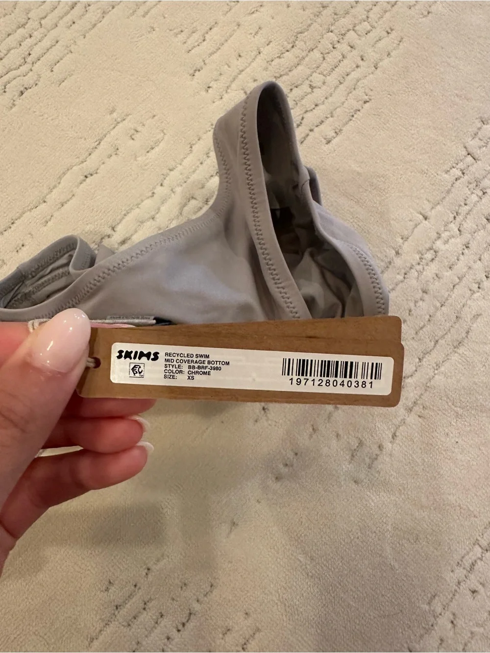 Women’s Skims Bikini Bottom Light Gray
